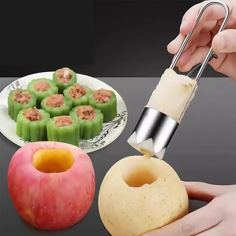 Kitchen Gadgets Usa - Rvs Fruit Core Remover Appel Peer