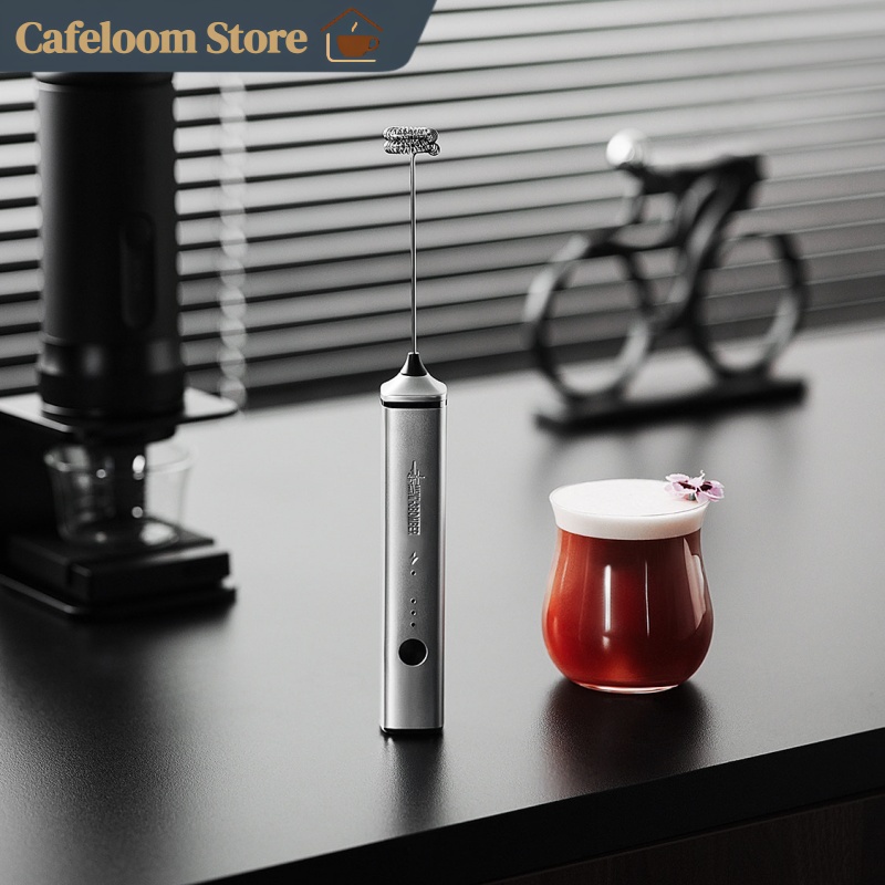 Milk Frother - MHW-3BOMBER Elektrische Melkopschuimer Handmixer Koffieroerder Huishoudelijke