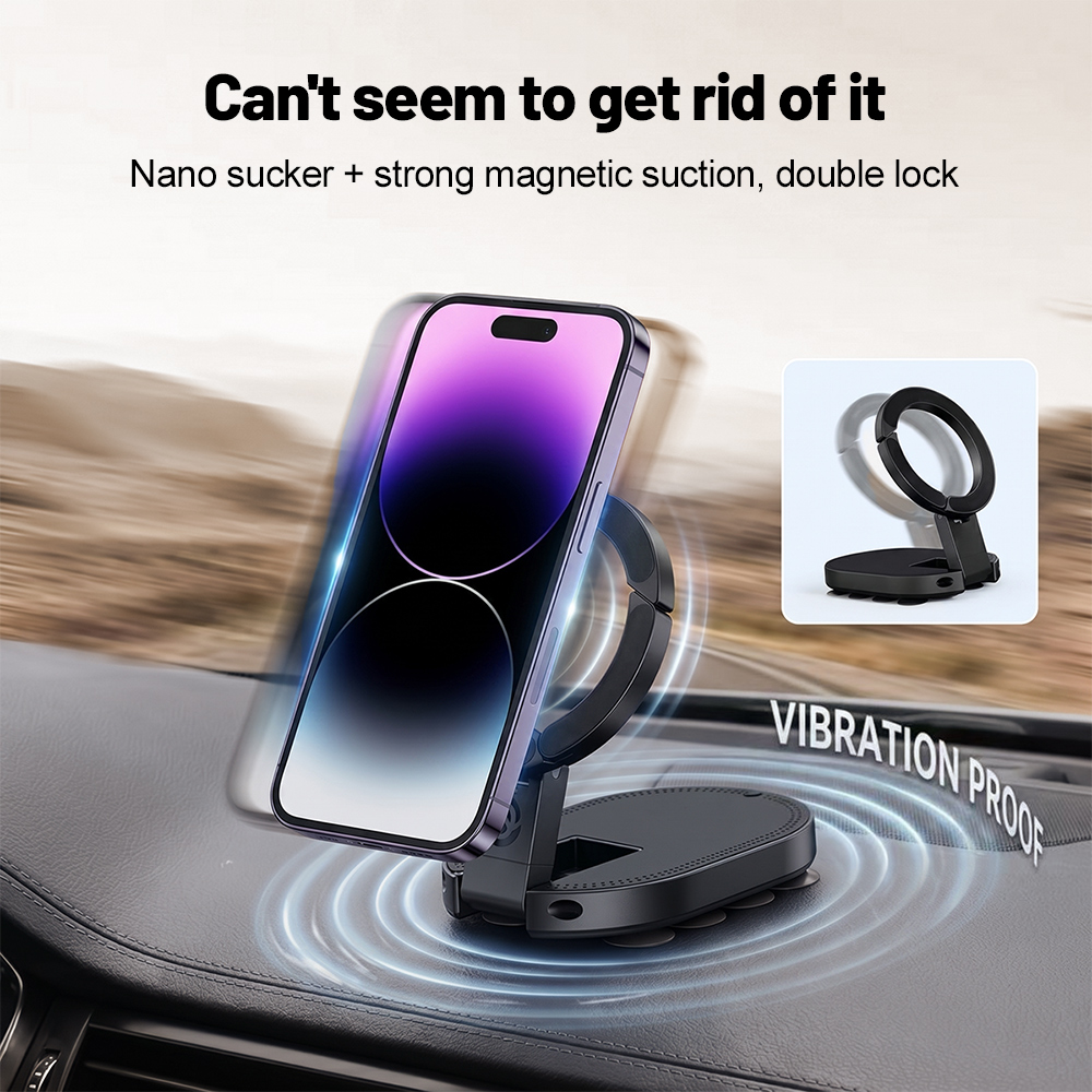 Kitchen Gadgets Usa - 360 ° Draaibare 3-in-1 zuignap magnetische