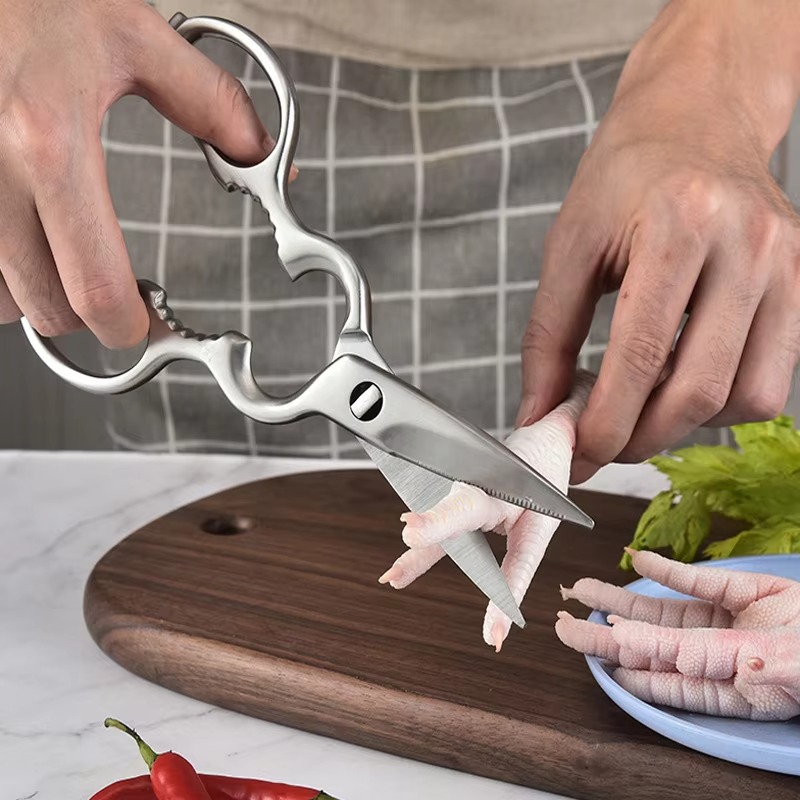 Kitchen Hand Gadgets - Afneembare keukenschaar van roestvrij staal, een