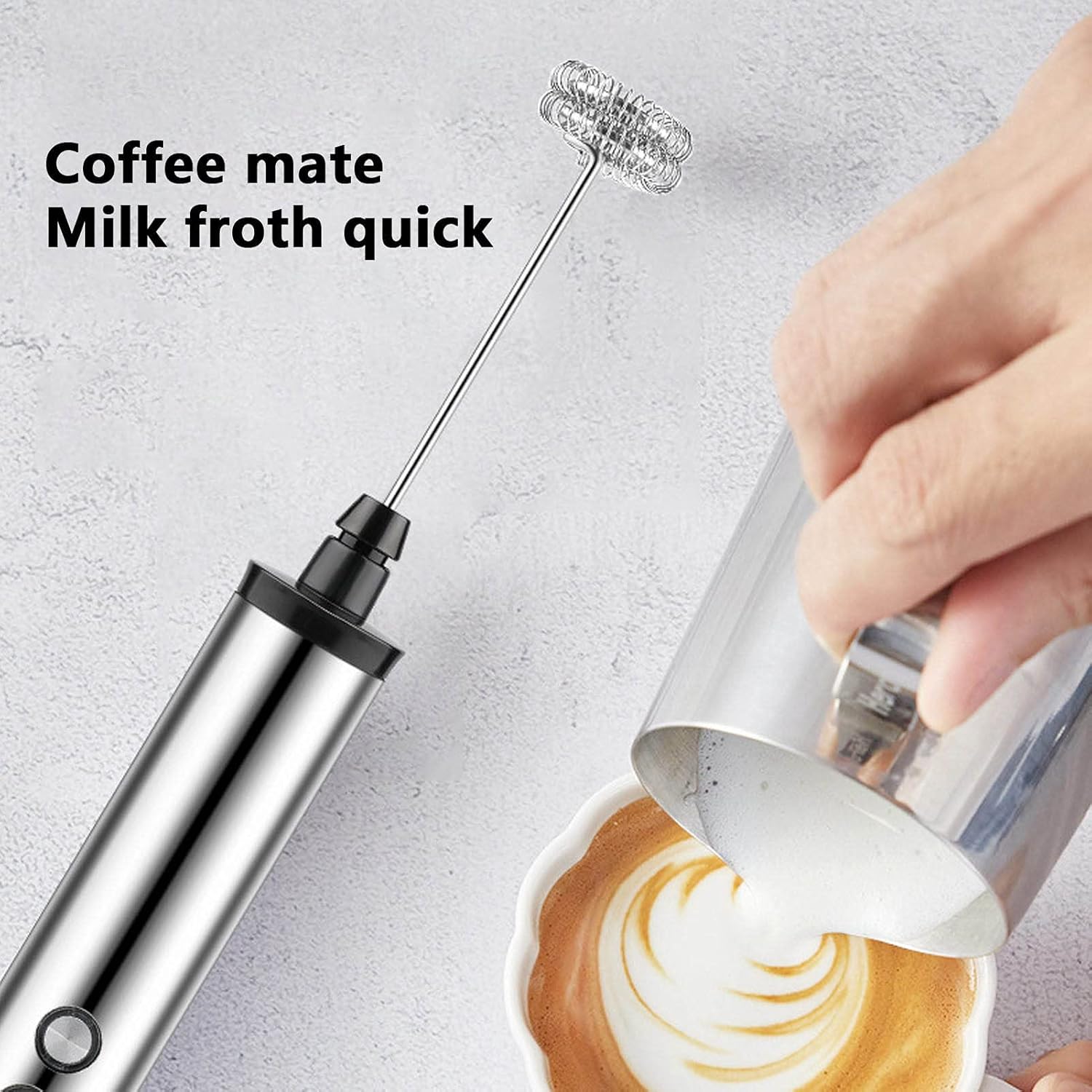Milk Frother - Magpie 3-in-1 handmixer, elektrische melkopschuimer, drankmixer,