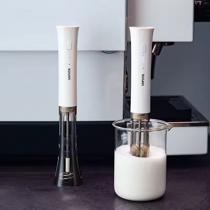 Milk Frother - Elektrische Melkopschuimer Handheld USB Oplaadbare Koffieschuimmaker