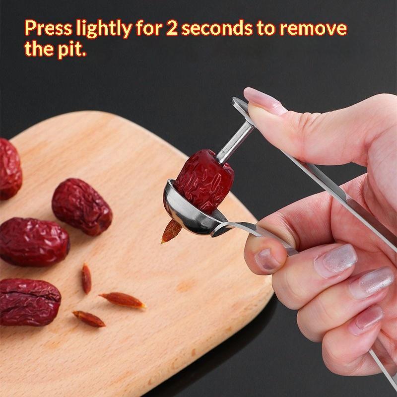 RVS dadelontpitter, rode zaadv - Kitchen Gadgets Usa recensie en prijs