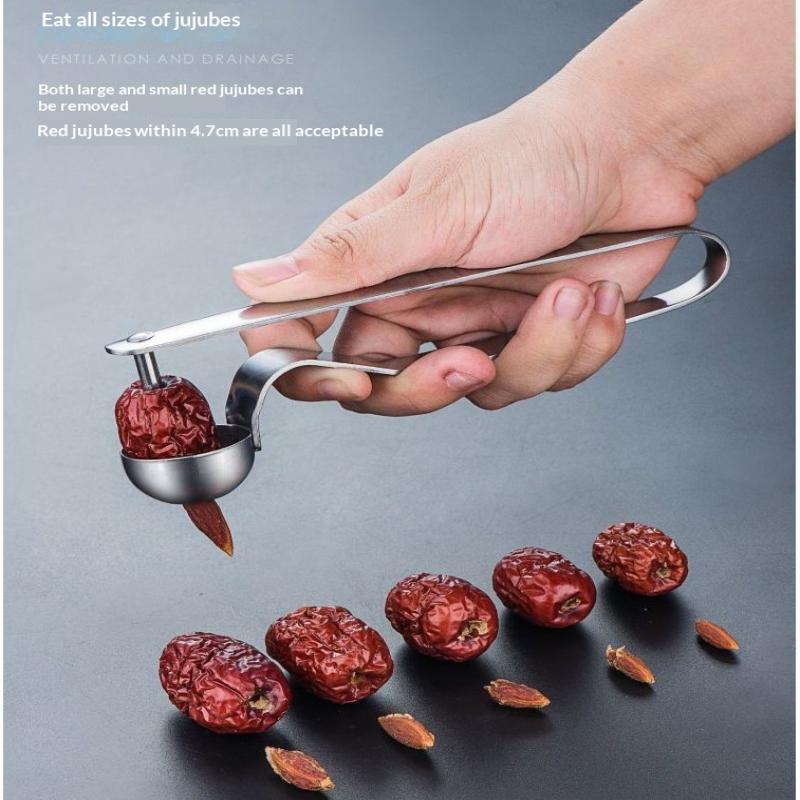 RVS dadelontpitter, rode zaadv - Kitchen Gadgets Usa recensie en prijs