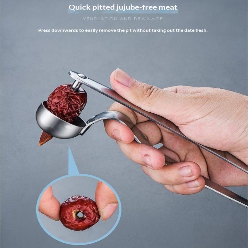 RVS dadelontpitter, rode zaadv - Kitchen Gadgets Usa recensie en prijs