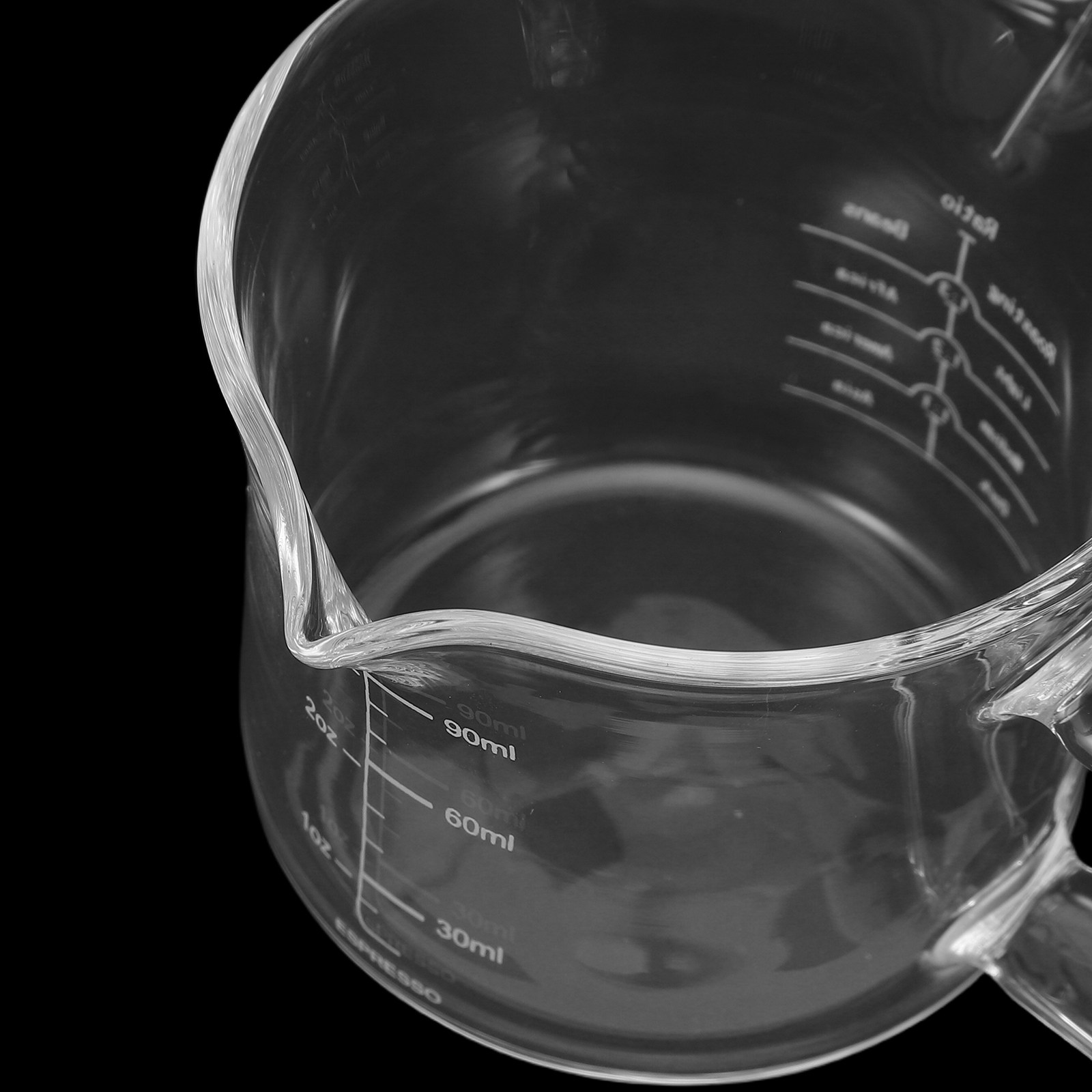 Glazen maatbeker met dubbele u - Milk Frother recensie en prijs