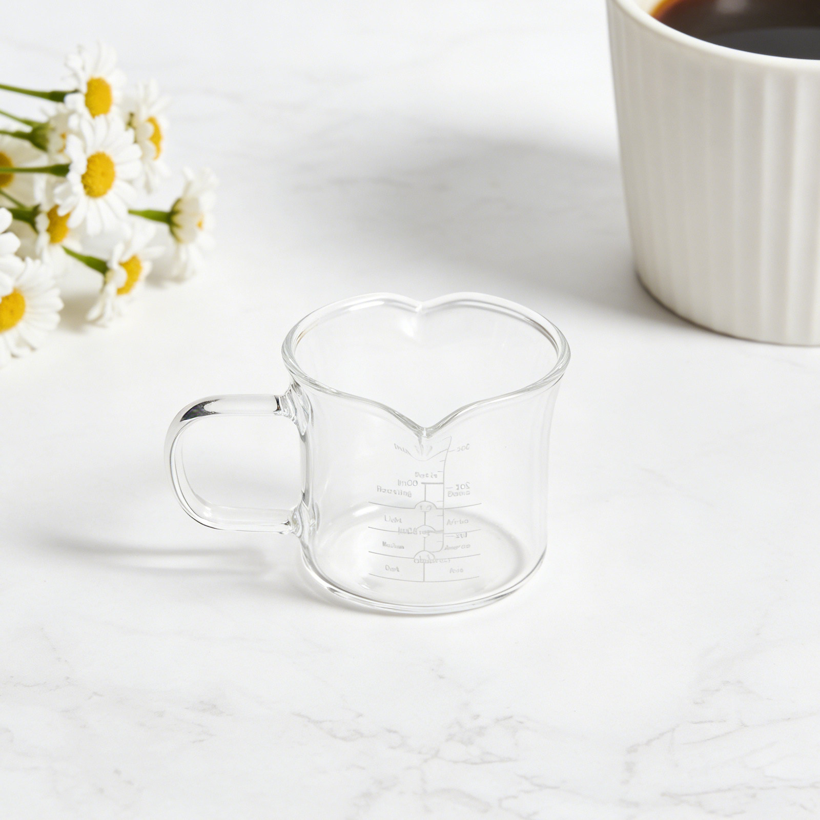 Glazen maatbeker met dubbele u - Milk Frother recensie en prijs
